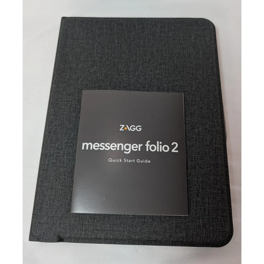 ZAGG Messenger Folio 2 Keyboard Case for iPad 10th Gen 10.9-inch Charcoal Grey